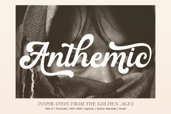 Anthemic: A Vintage Typeface with Modern Versatility