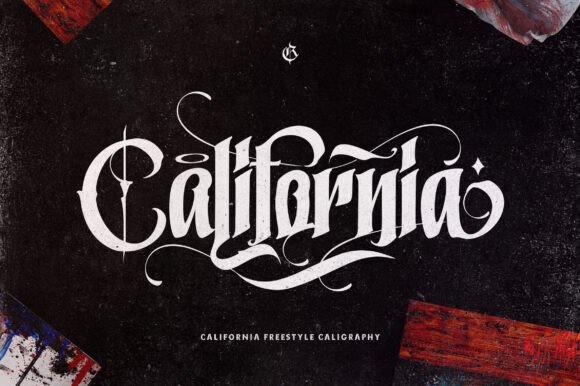 California Style: A Bold Typeface for Strong Visual Impact