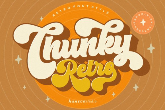 Chunky Retro: The Smooth, Rounded Font for Modern Design