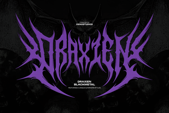 Draxien: Unleash Brutal Typography for Extreme Branding