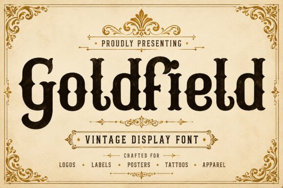 Goldfield: A Vintage Font with Modern Appeal