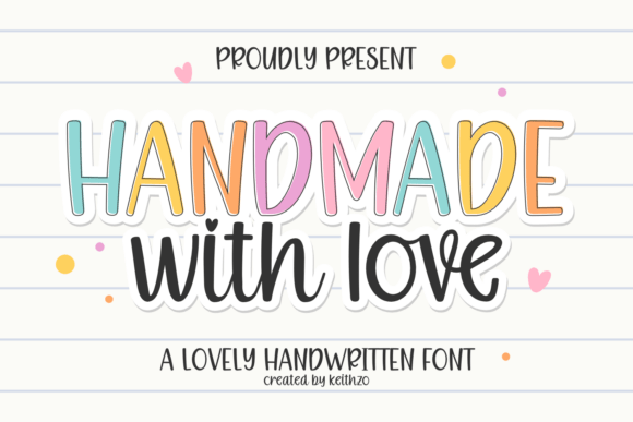 Handmade with Love: The Warm, Authentic Font for Every Project