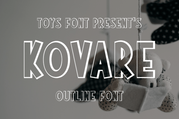 Kovare: The Playful Outline Font for Modern Brands