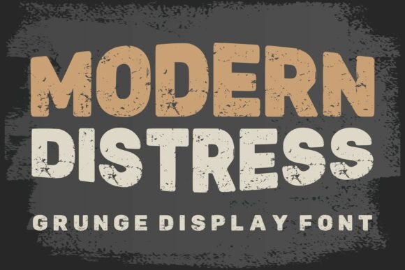 Modern Distress: The Gritty Typeface for Authentic Branding