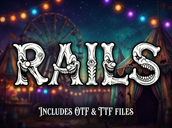 Rails: A Typeface Built for Bold, Artistic Statements