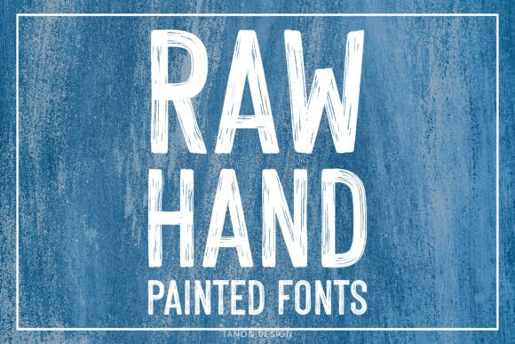 Raw Hand Painted: The Bold Brush Font for Authentic Designs