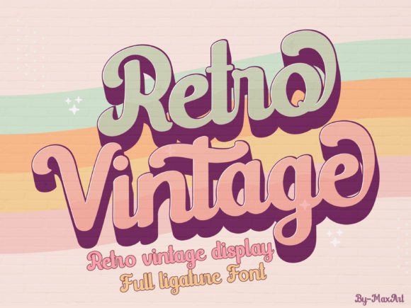 Retro Vintage: Script Your Way Back to Timeless Charm