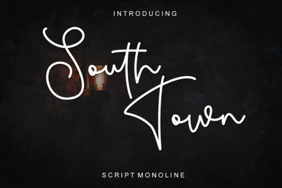 South Town: The Handwritten Font That Feels Like a Friendly Wave
